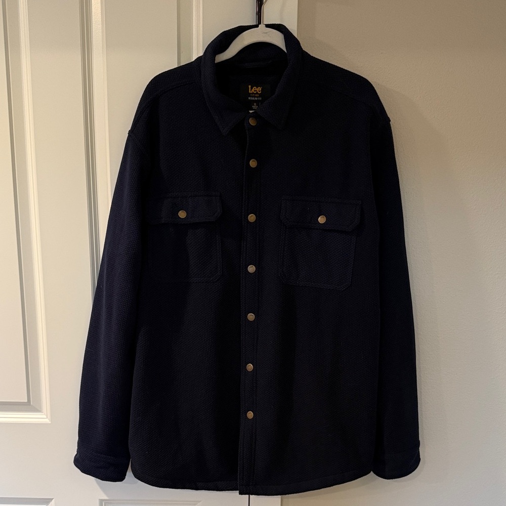 Lee Men's Dark Navy Shirt Jacket